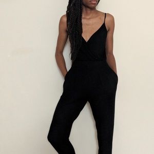 ASOS spaghetti strap Ruffle jumpsuit